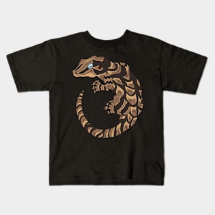 Brown Blotched Gargoyle Gecko Kids T-Shirt